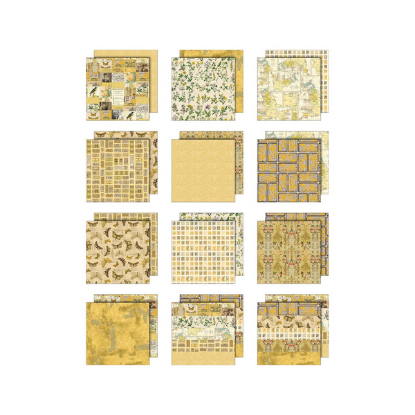 {coming soon!} Palette Collection: Yellow | 8x8 Double-Sided Cardstock Paper Pack | idea-ology