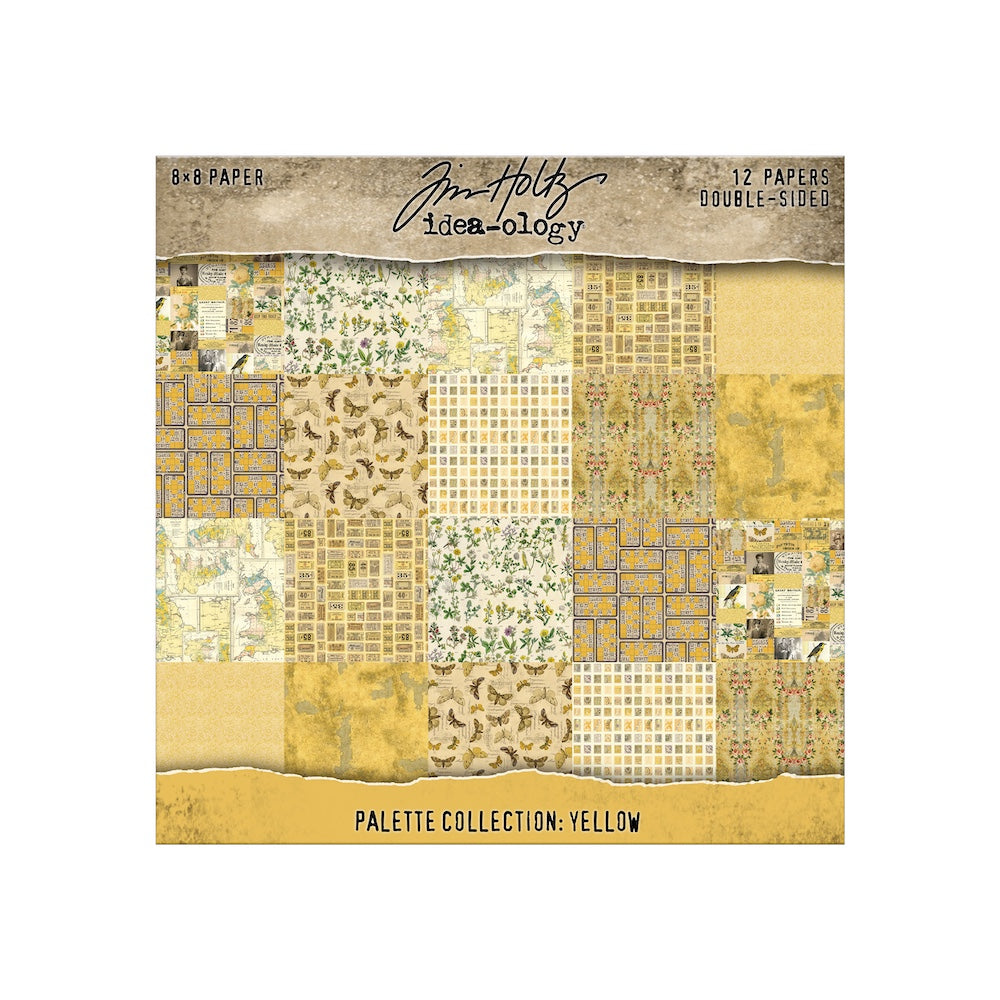 {coming soon!} Palette Collection: Yellow | 8x8 Double-Sided Cardstock Paper Pack | idea-ology