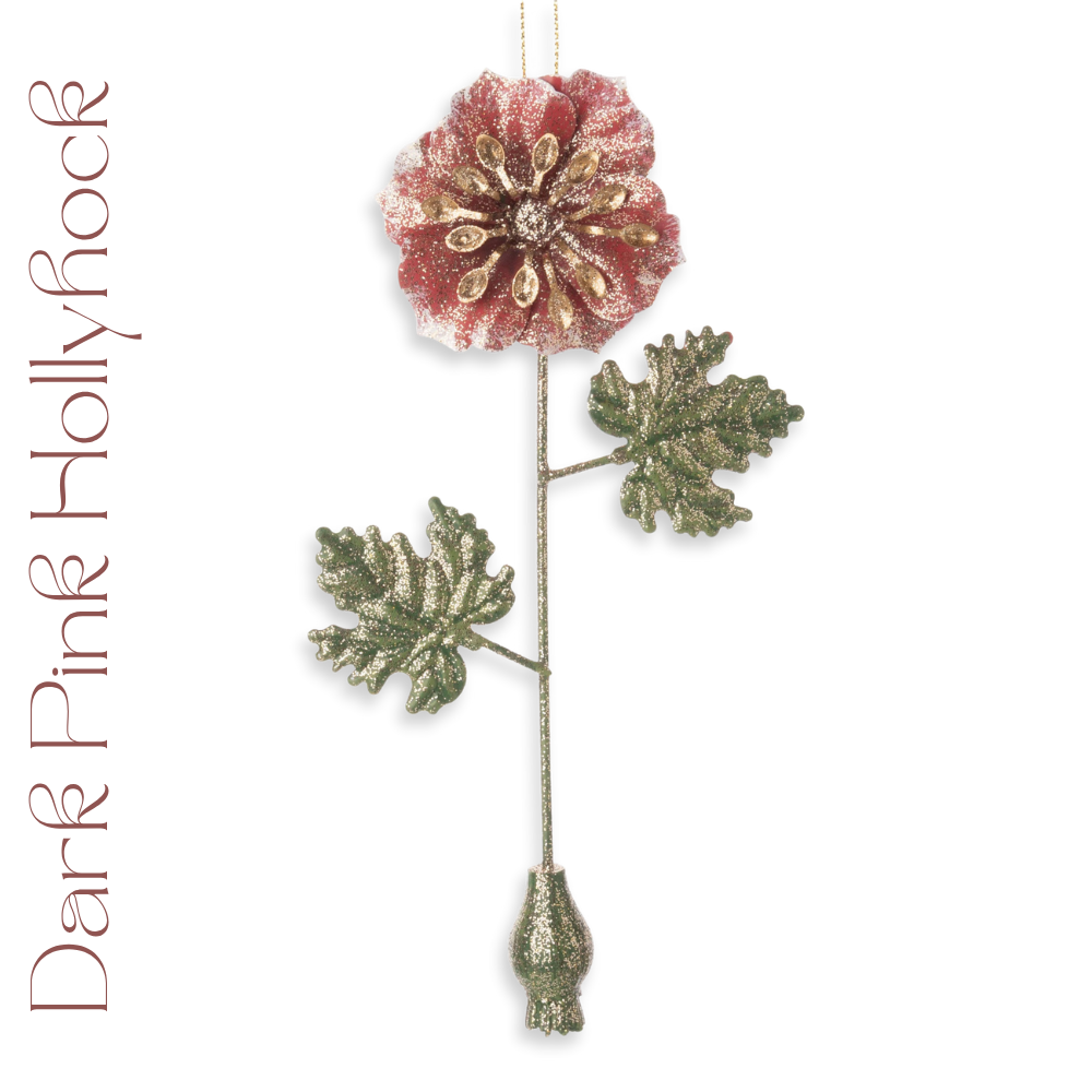 Ornements floraux avec tiges scintillantes {styles multiples}