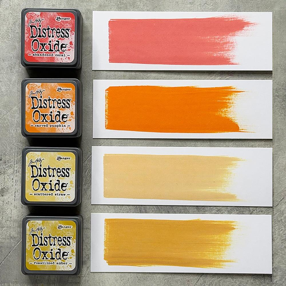 Mini Oxide Ink Pads Set 14 {orange/yellow} | Tim Holtz