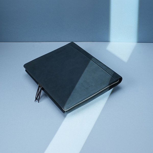 Blue Leather Endless A4 Folio