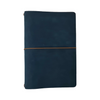 Blue Leather Endless Explorer Refillable Journal w/ Regalia Paper