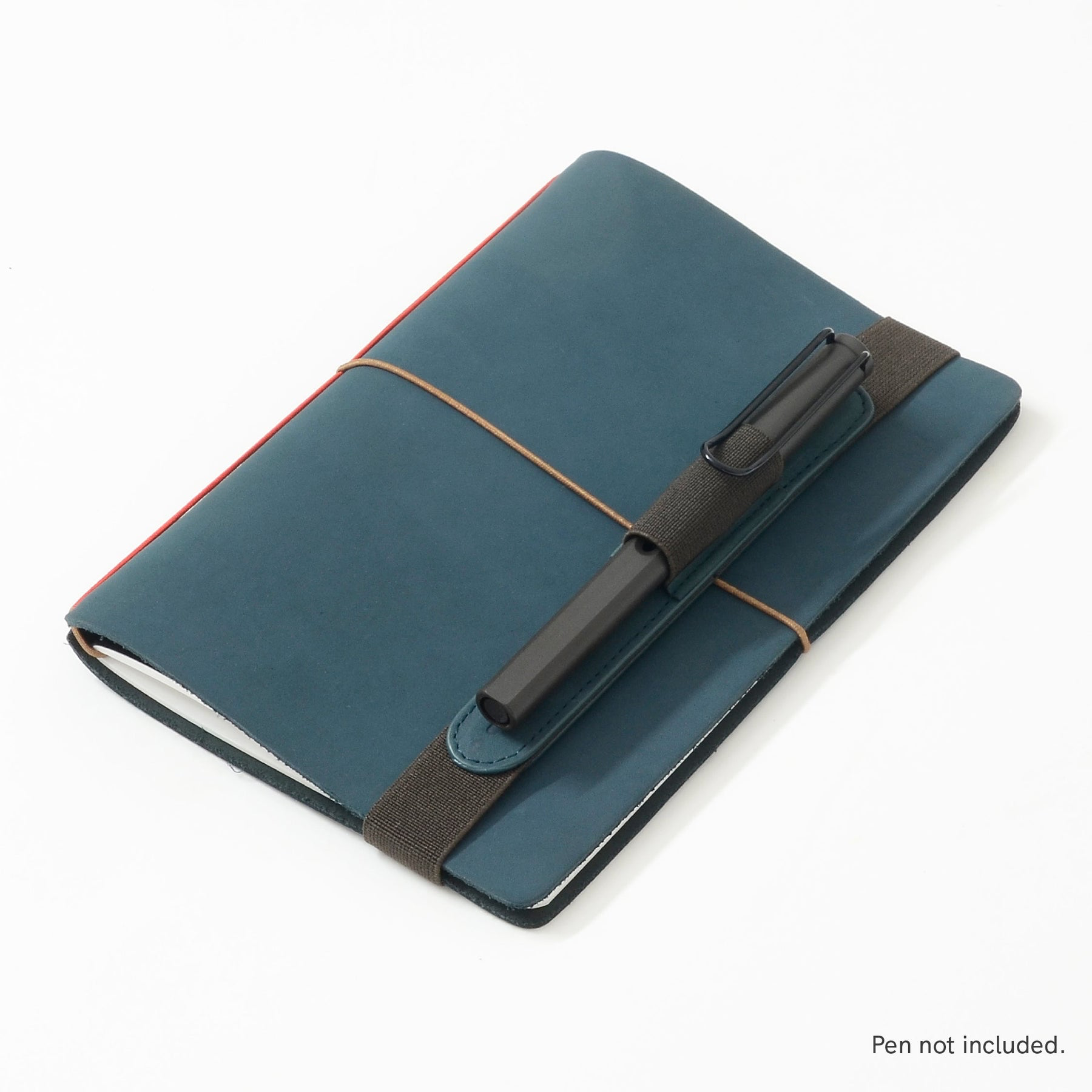 Blue Leather Endless Explorer Refillable Journal w/ Regalia Paper