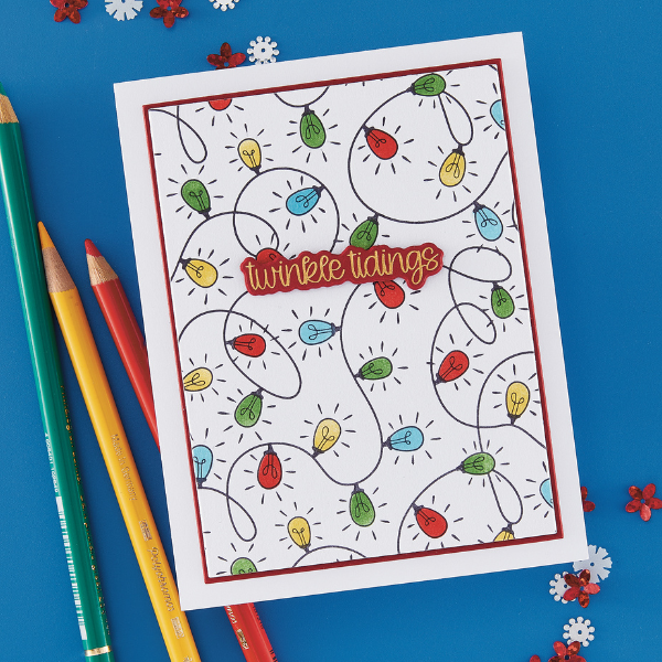 Twinkle Tidings Press Plate + Die Set + Layering Stencil | BetterPress Society October 2025