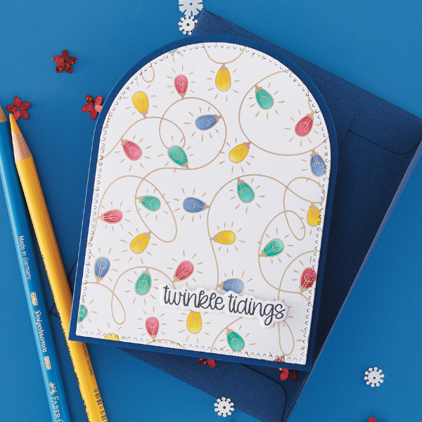 Twinkle Tidings Press Plate + Die Set + Layering Stencil | BetterPress Society October 2025