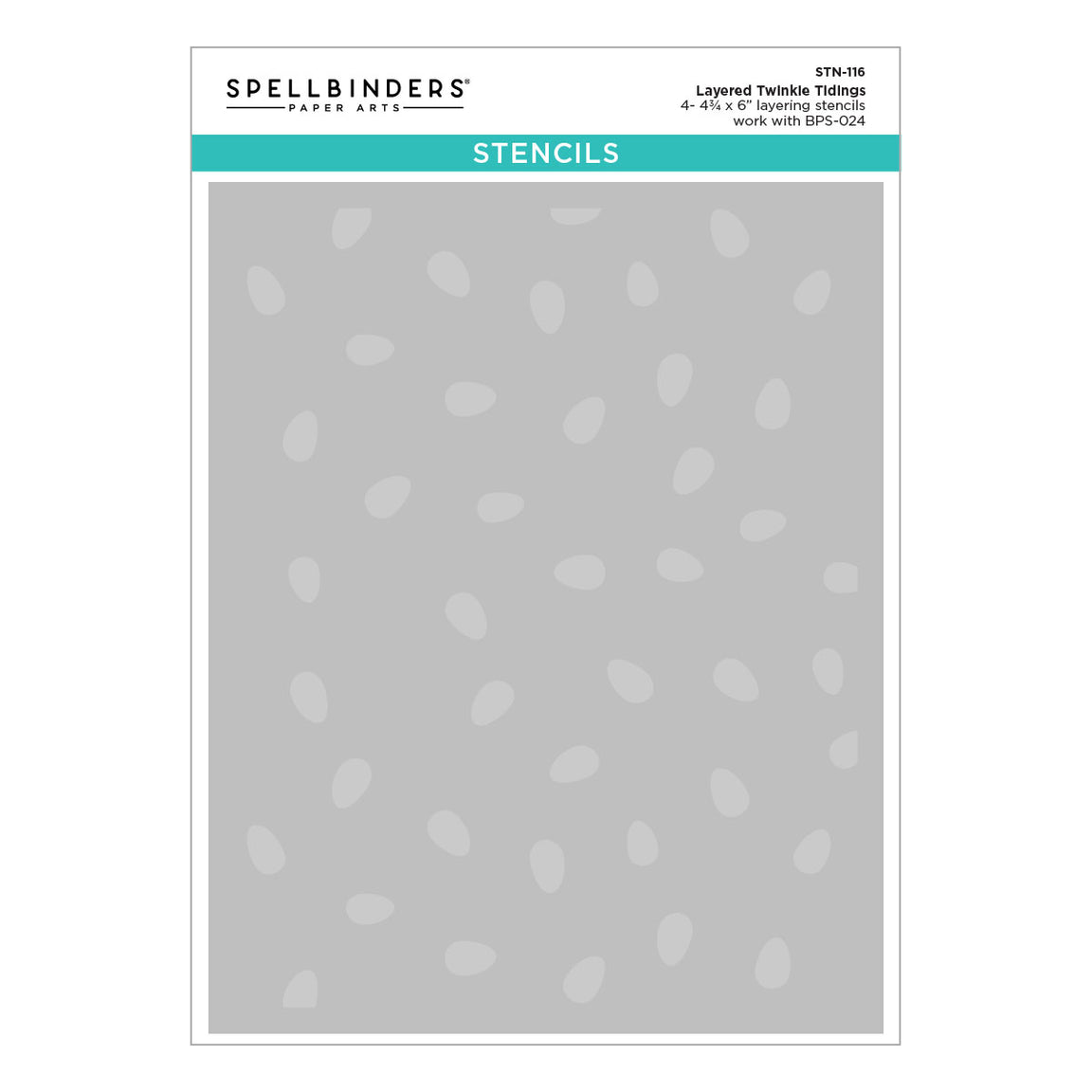 Twinkle Tidings Press Plate + Die Set + Layering Stencil | BetterPress Society October 2025