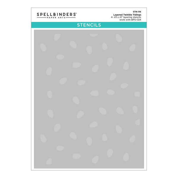 Twinkle Tidings Press Plate + Die Set + Layering Stencil | BetterPress Society October 2025