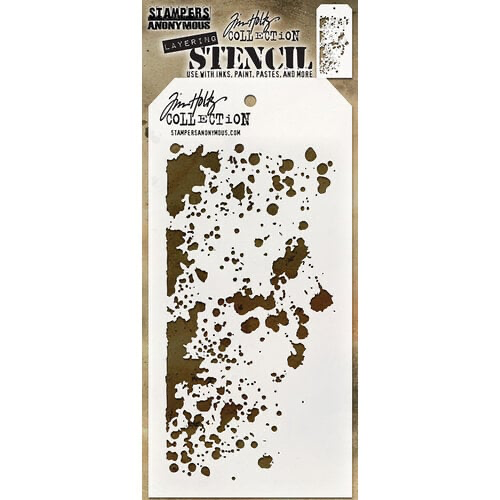 Grime Slimline Layering Stencil | Tim Holtz