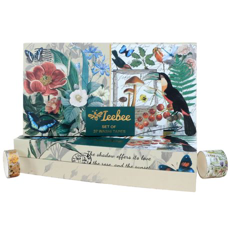 Nature’s Notes 37-Roll Washi Tape Set