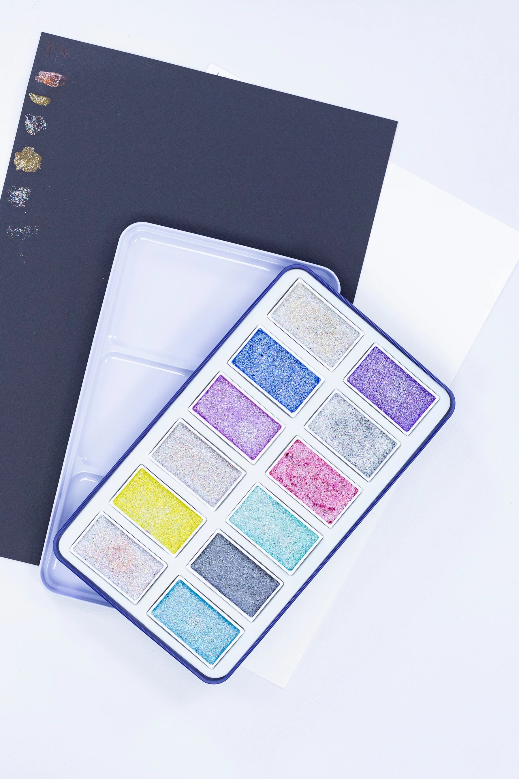 Holographic Glitter Watercolor Palette