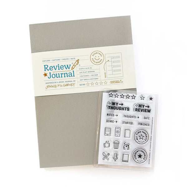 {coming soon!} Review Journal + Stamp Bundle