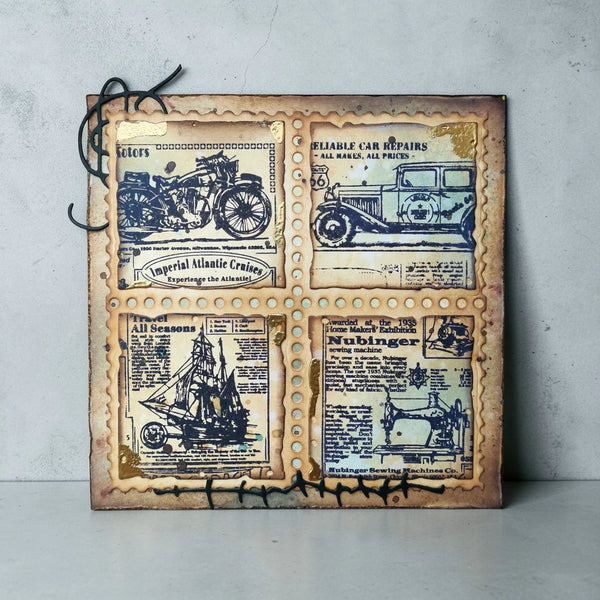 Global Gazette A7 Background Stamp No. 1343