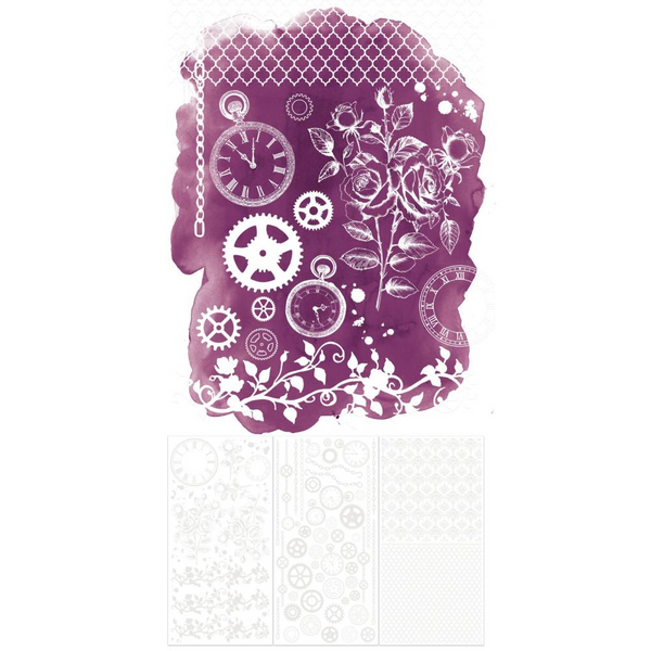 Echoes of Time Irresistible Rub-on Transfers