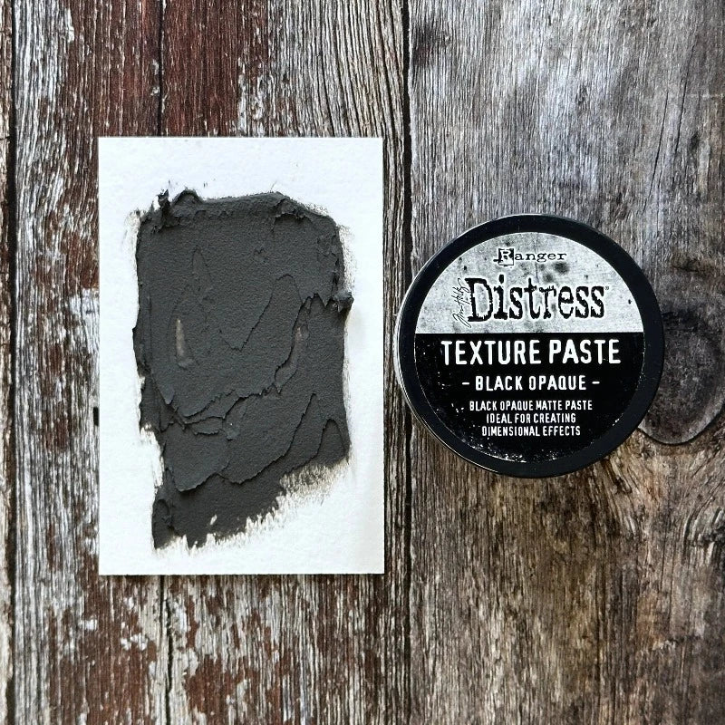 Black Opaque Texture Paste {Halloween} | Tim Holtz Distress