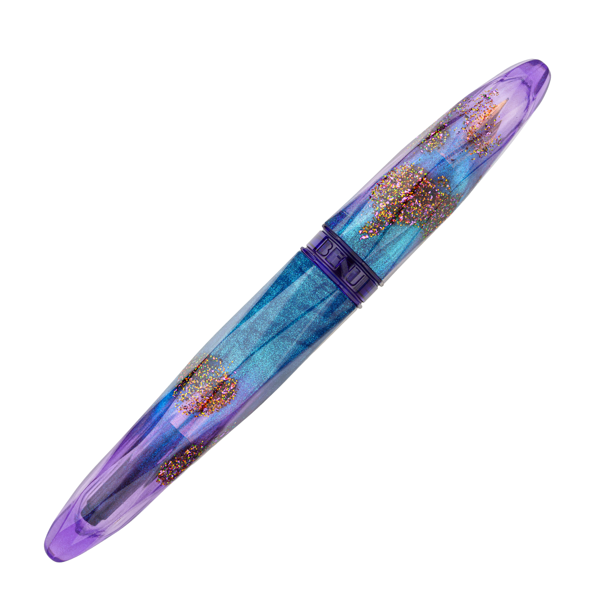 Amethyst Tide Briolette Fountain Pen