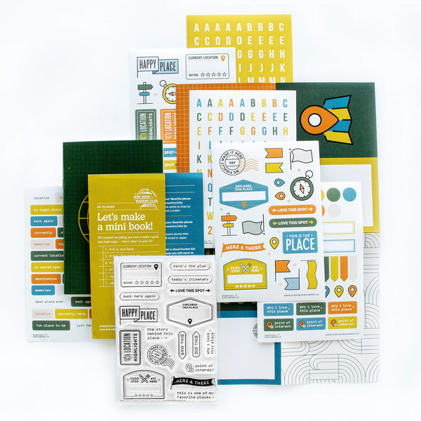 Mini Book Makers Club 00: June 2025 | Places {clearance}