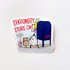 {coming soon!} Paper People at The Mailbox Vinyl Sticker | Stationery Store Day 2026