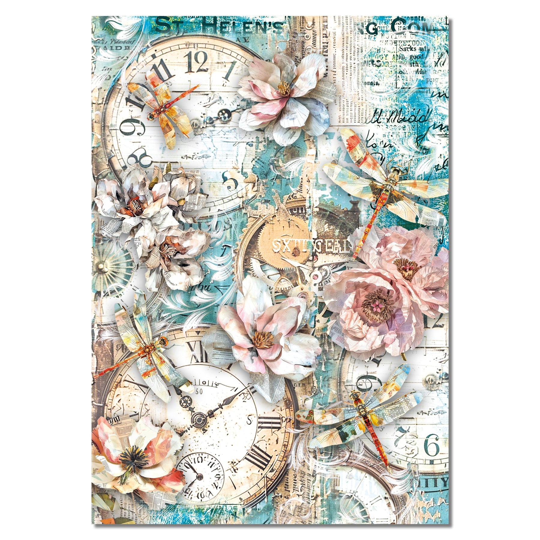 Sound of Spring A4 Mixed 4pc Rice Paper