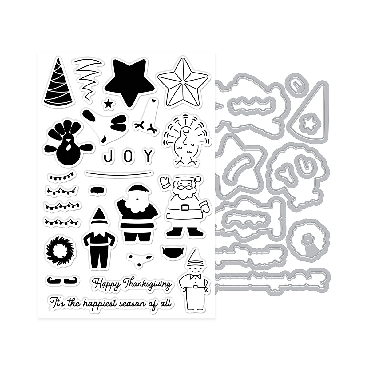 On Parade Stamp + Die Set | Oh What Fun Add-On