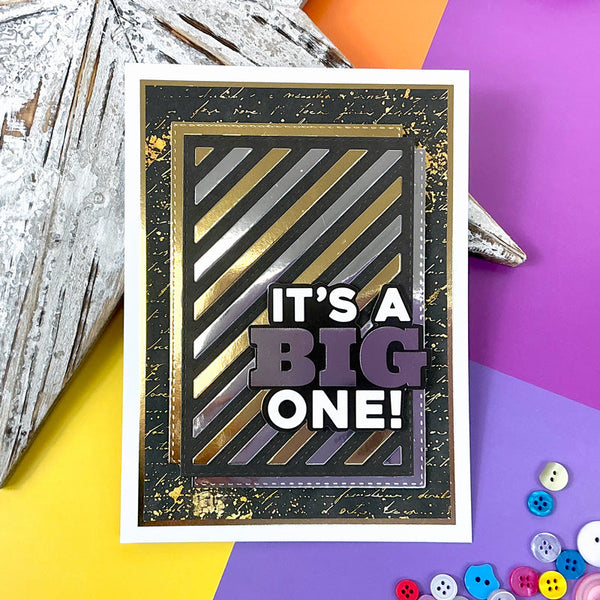 Rectangle Striped Panel Die Set | Moonstone Dies