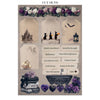 Halloween Junk Journal Book | Backgrounds, Stickers, and Cut-outs