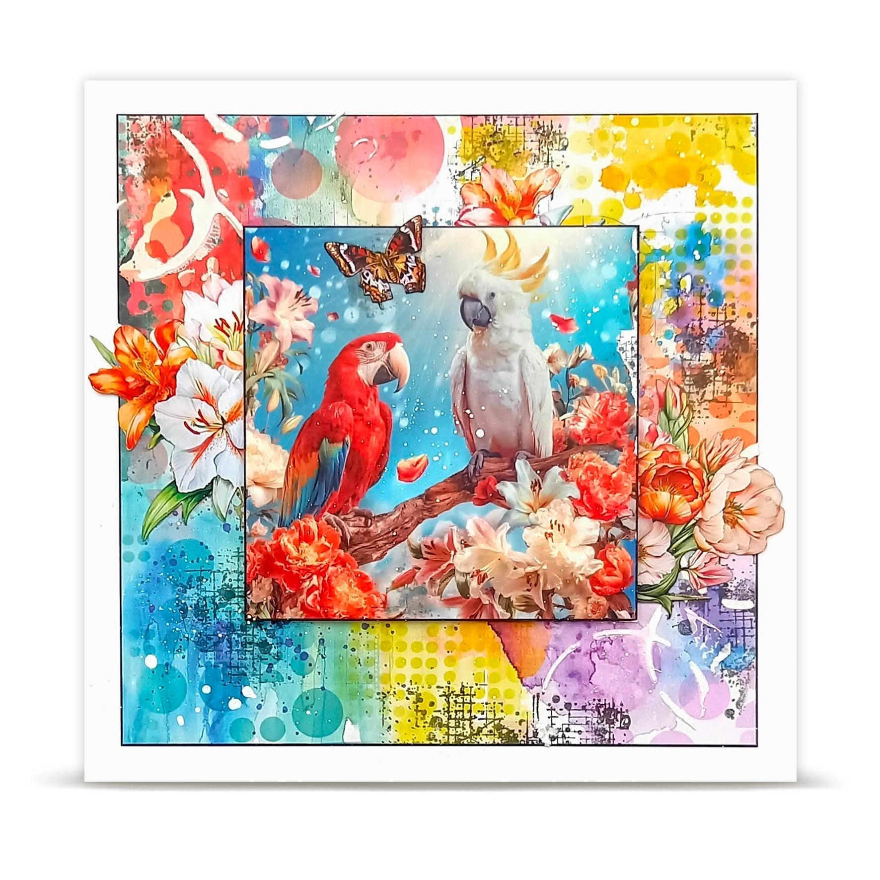 Loving Parrots Layer-it-Up Washi Tape No. 155