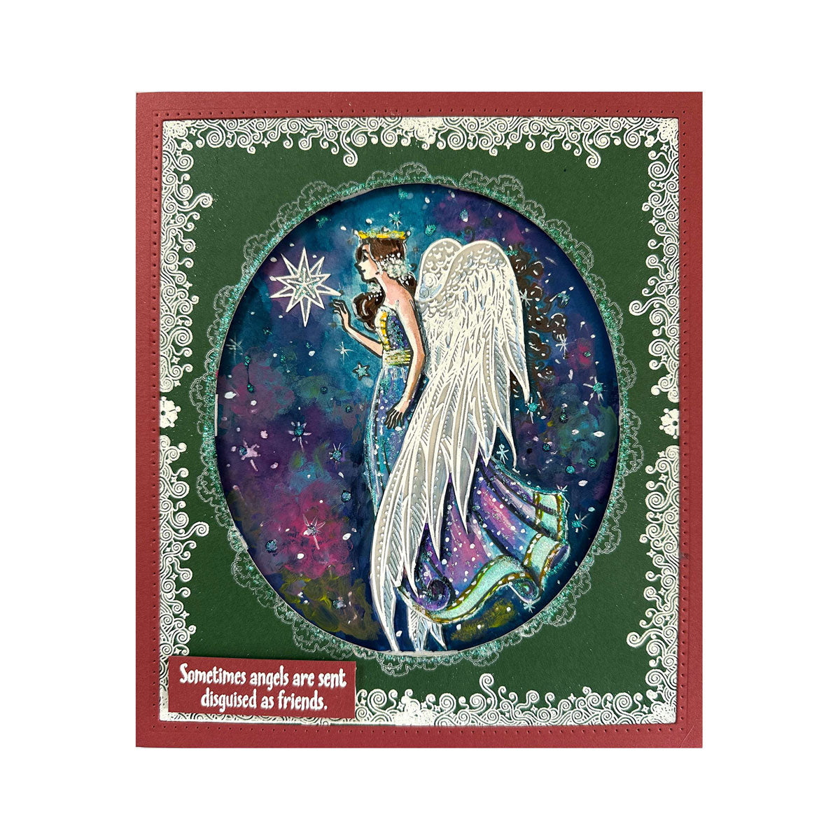 Seraphina Christmas Angel Clear Stamp Set