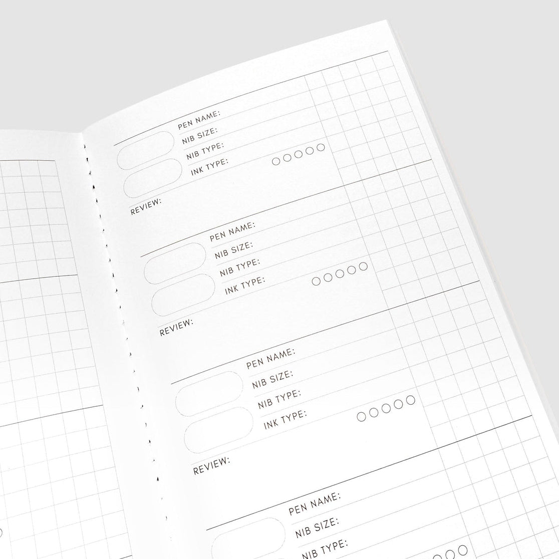 Pen & Ink Swatch A5 Slim Travel Notebook