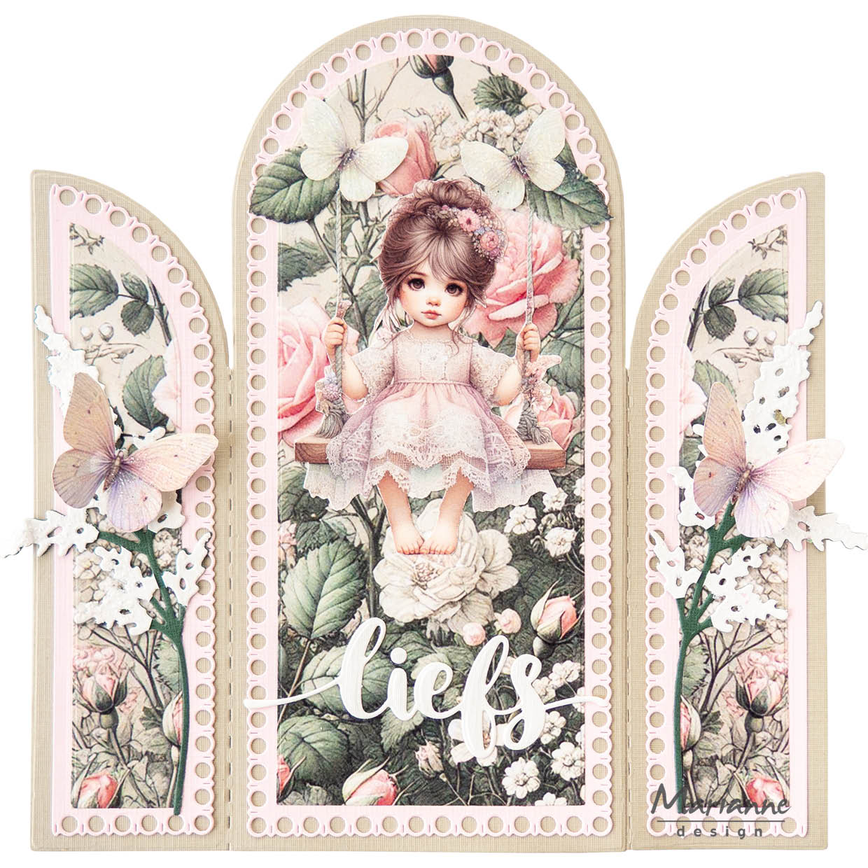 Slimline Trifold Card Base Die Set | Creatables