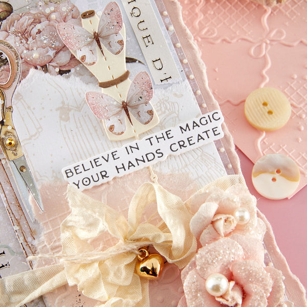 Heirloom Words Press & Foil Plate + Die Set | Frank Garcia