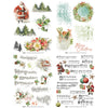 Christmas Cheer 6x8 Rub-On Transfer Set