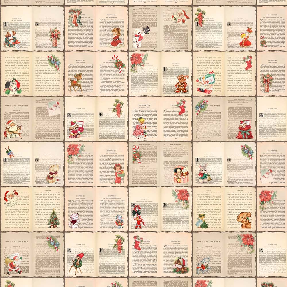 Christmas Wishes 6x6 Origami Paper