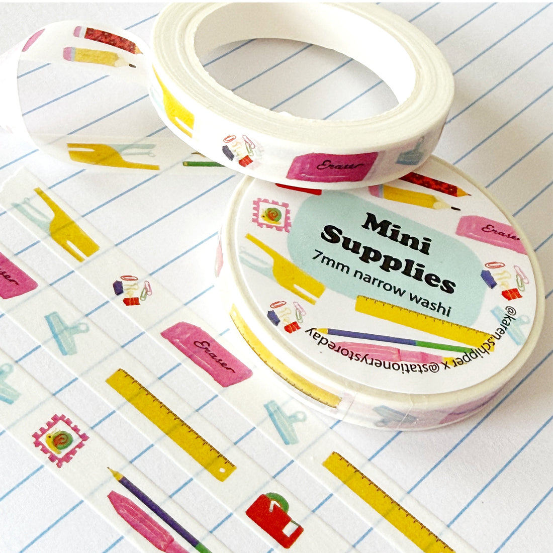 {coming soon!} Mini Supplies Narrow Washi Tape | Stationery Store Day 2026