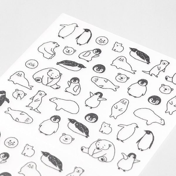 Chat Sea Creatures 2555 Clear Sticker Sheet