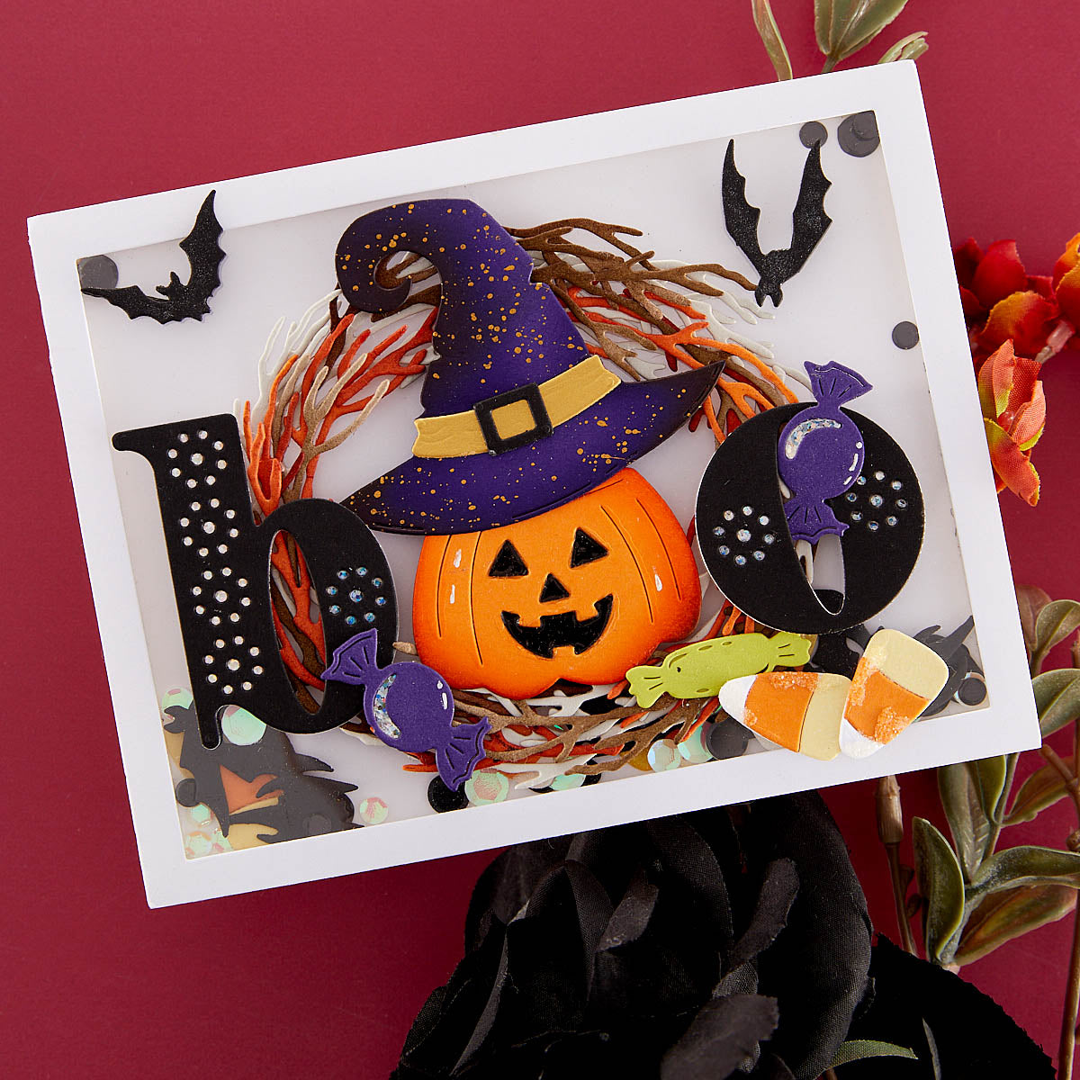 Halloween Wreath Add-Ons Etched Dies | Beautiful Wreaths Collection