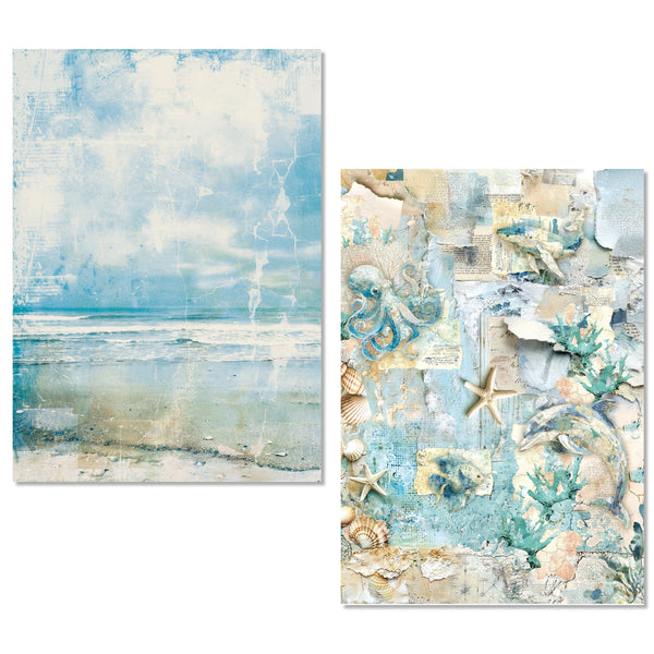 Edge of the Ocean A5 Mixed 8pc Rice Paper