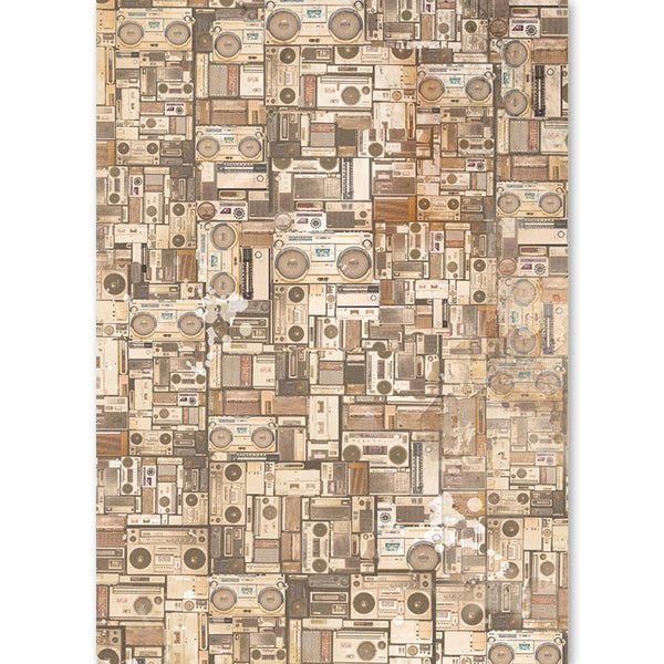 Seventies A5 Mixed 8pc Rice Paper