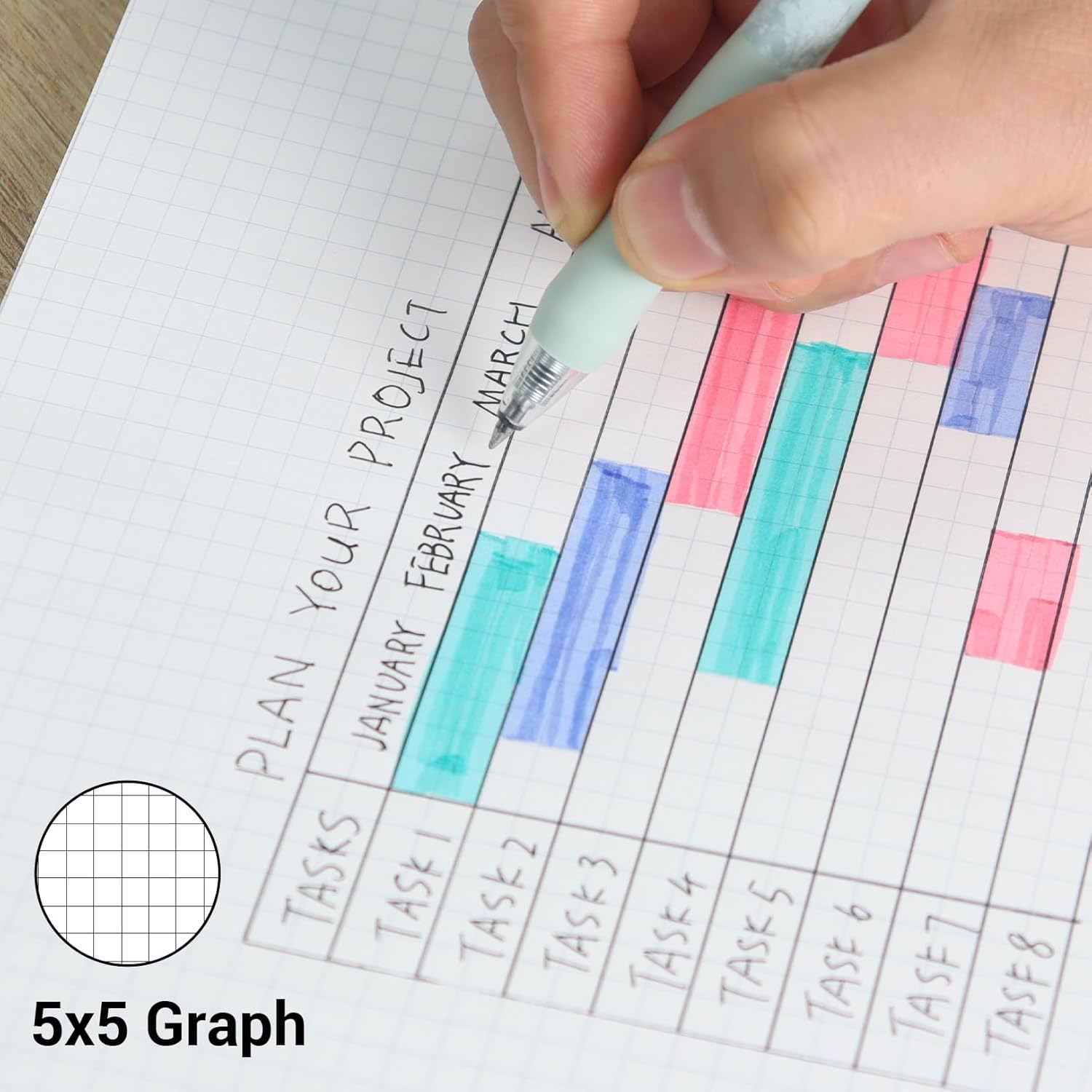 Campus B5 26-Hole Loose-Leaf Filler Paper