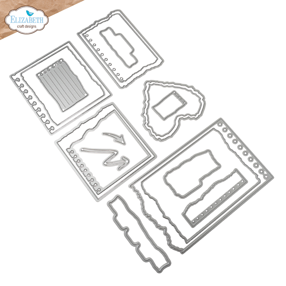 Notebook Fragments Stamp + Die Set | Art Journal Specials