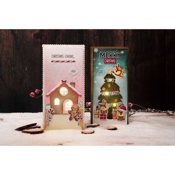 3-Light White Craft Lights w/ Batteries