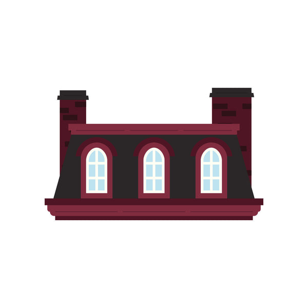 Mansard Roof Etched Dies | Yana Smakula