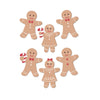 Sleigh Bells Ring Gingerbread Dimensional Acetate Stickers