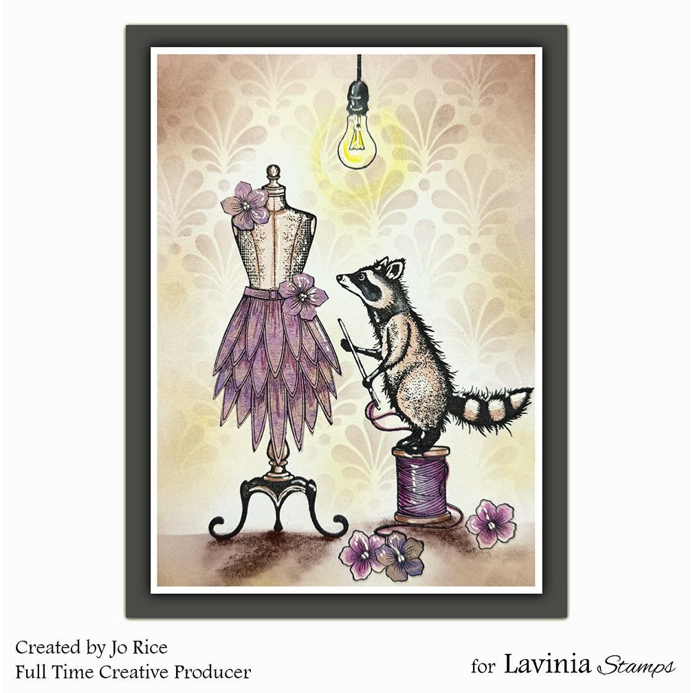 Roselles Tulle Stamp