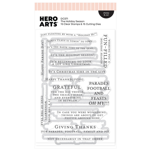 The Holiday Season Stamp + Die Set | Oh What Fun Add-On