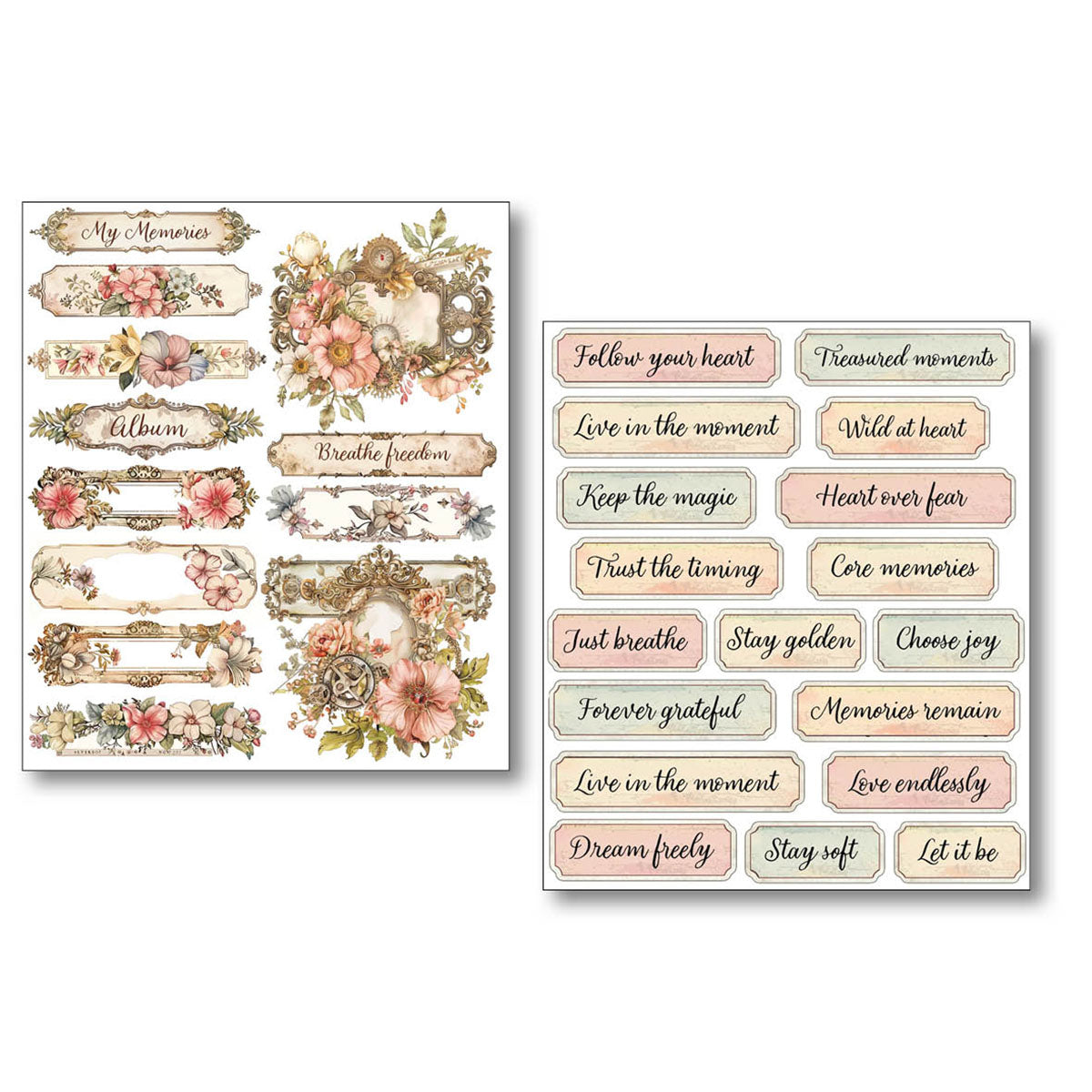 Lost in Time Sticker Set