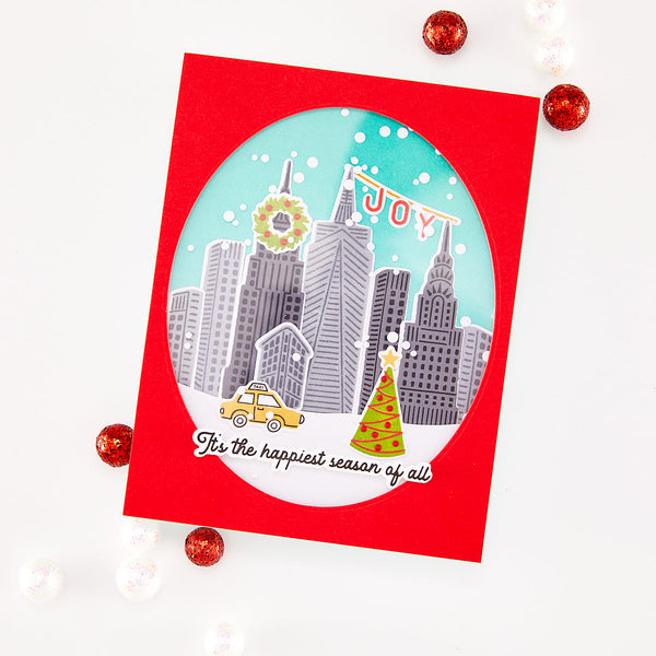 On Parade Stamp + Die Set | Oh What Fun Add-On