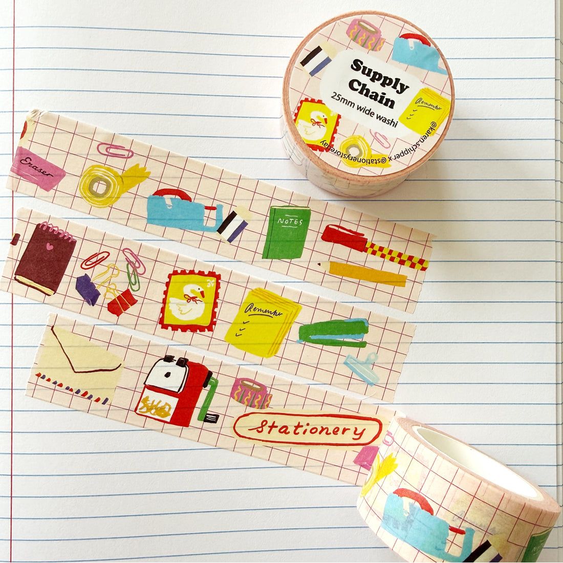 Supply Chain Wide Washi Tape | Stationery Store Day 2026