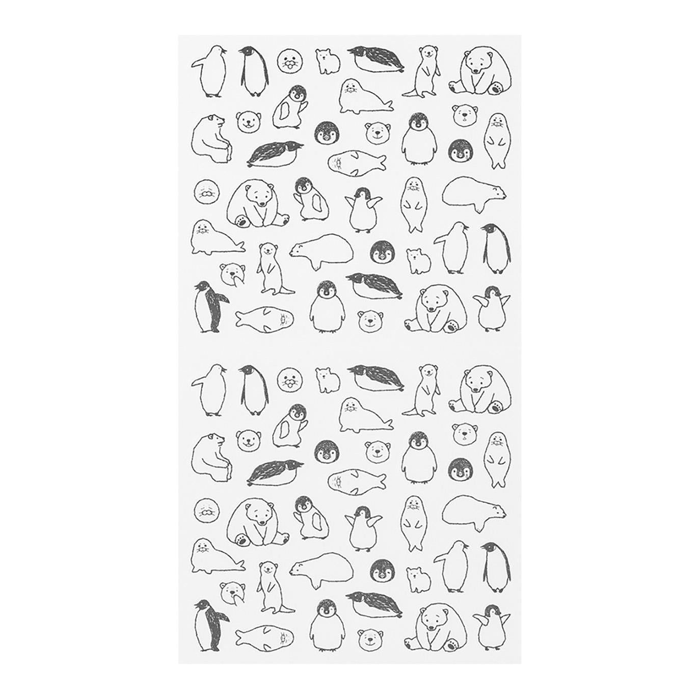 Chat Sea Creatures 2555 Clear Sticker Sheet