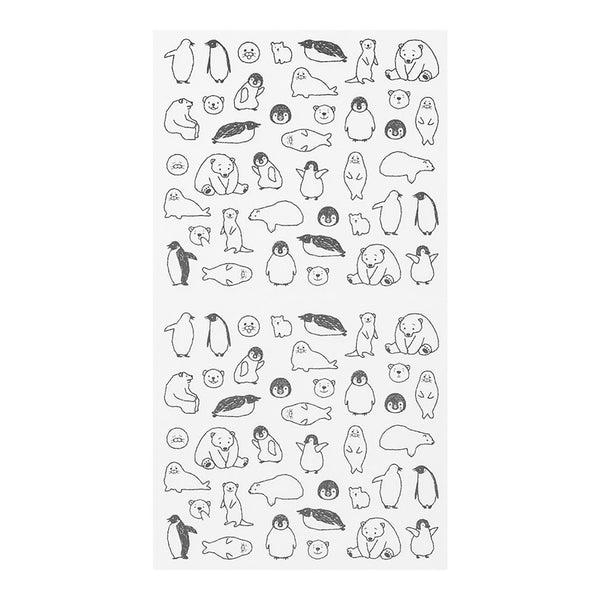 Chat Sea Creatures 2555 Clear Sticker Sheet