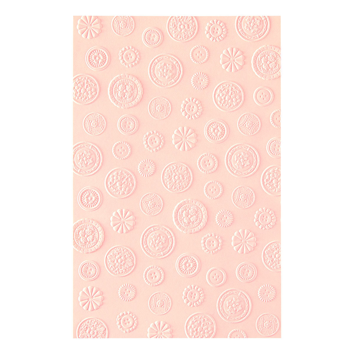 Haberdashery Buttons 3D Embossing Folder | Frank Garcia